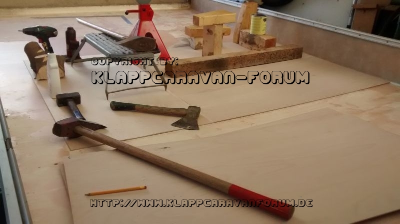 Erste 3 Platten geklebt 2