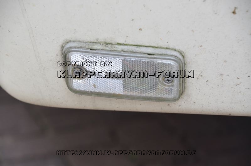 Camp-let Safir - Austausch der vorderen Positionsleuchten