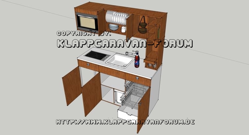 Papillon - Küchenblock