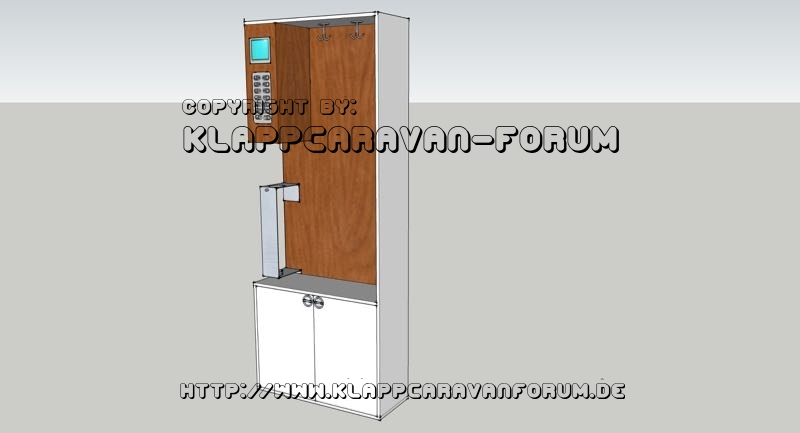 Papillon - Garderobenschrank