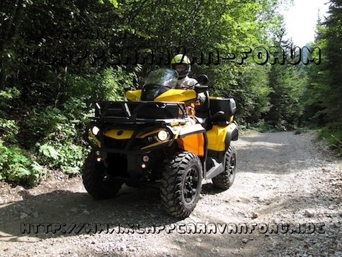 Mein Quad als Zugfahrzeug