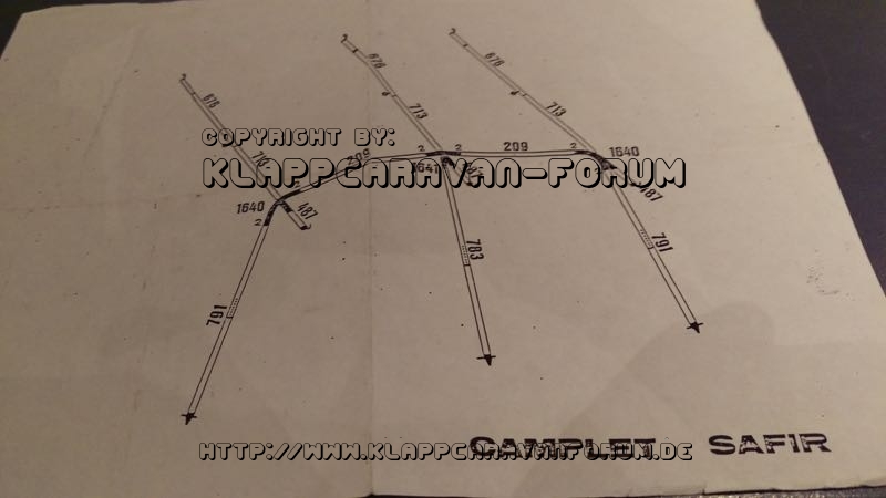 Camp-let Safir - Vorzelt-Gestängeplan