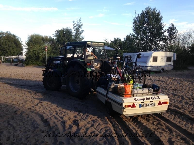 Camp-Let GLX auf dem Elbecamp in Hamburg