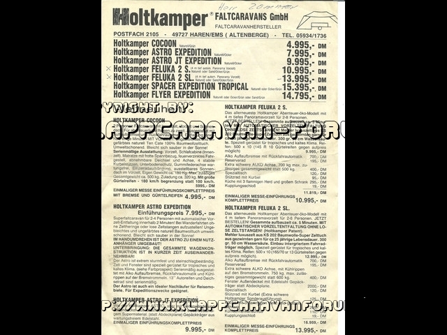 Prospekt Messe 1995