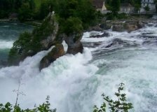 Am Rheinfall in Schaffhausen