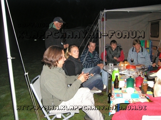 Gemütlichkeit wurde auch diesmal groß geschrieben, der erste Abend