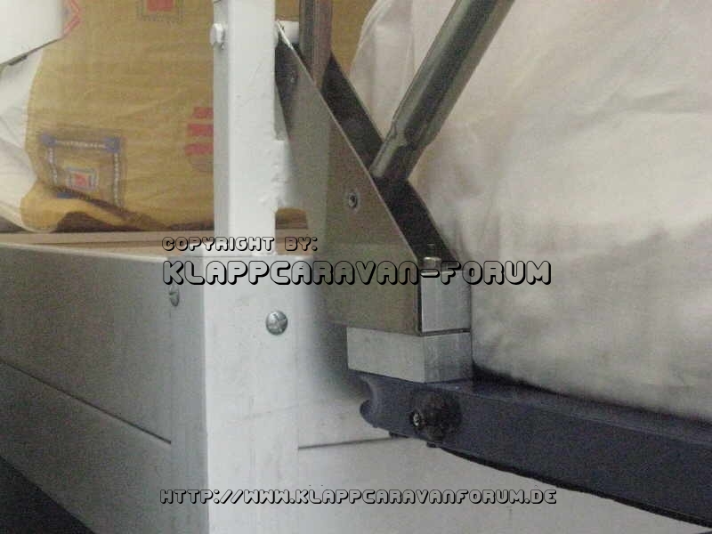 Trigano Chambord - Umbausatz für dickere Matratzen - eingebaut