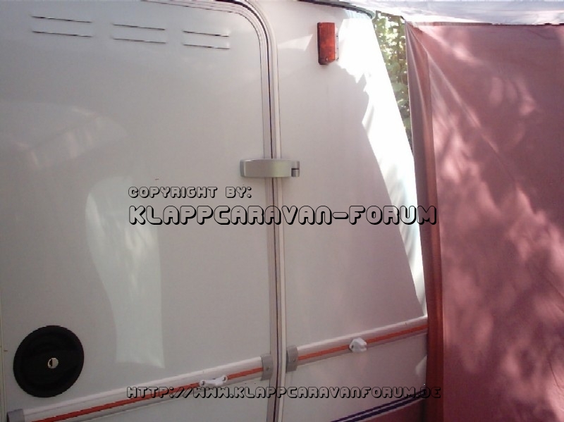 Busvorzelt, Schleuse Original 2