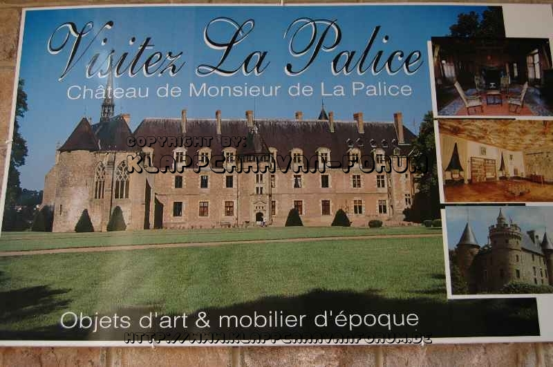 Lapalisse - Chateau de Monsieur de La Palice - Schild