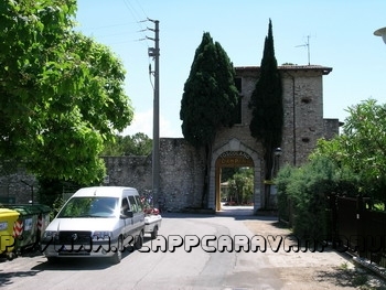 Campeggio Toscolano Platzeinfahrt
