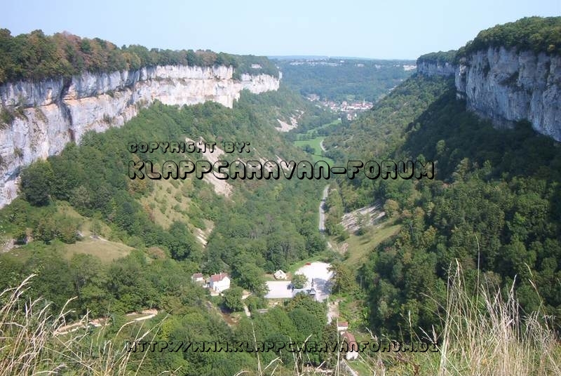 Cirque de Baume - Blick von oben