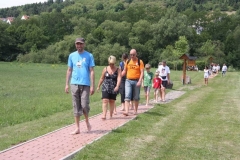 Nahe am Sommer 2011 - Monzingen - Barfußpfad Bad Sobernheim - Verschiedene Untergründe - 2