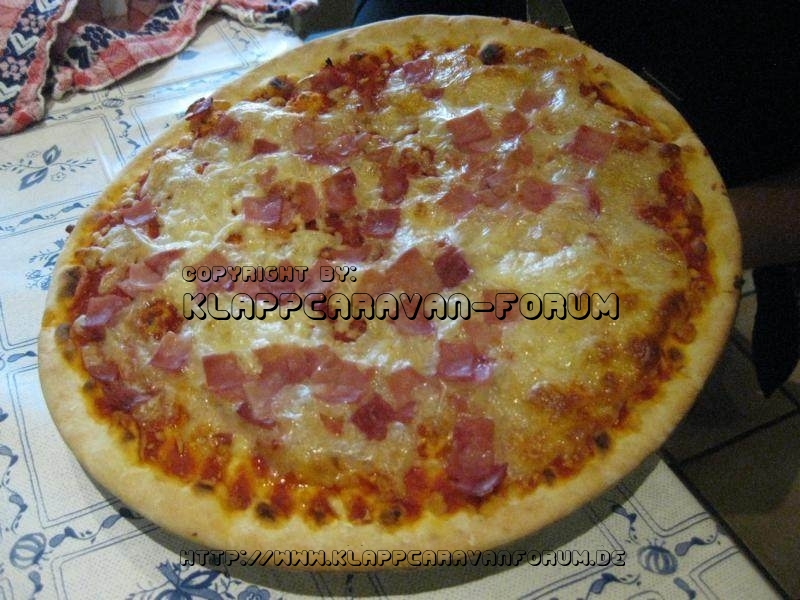 Coleman Campstove Oven - Fertige Pizza