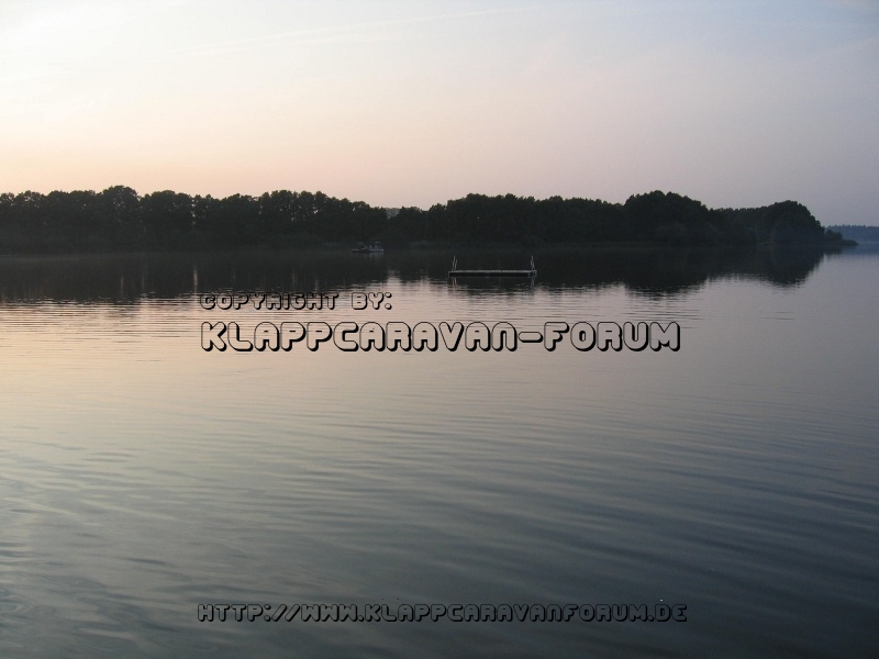 Der See im letzten Licht