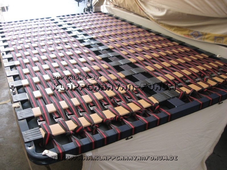 Trigano Chambord - Lattenrost mit Spanngurten