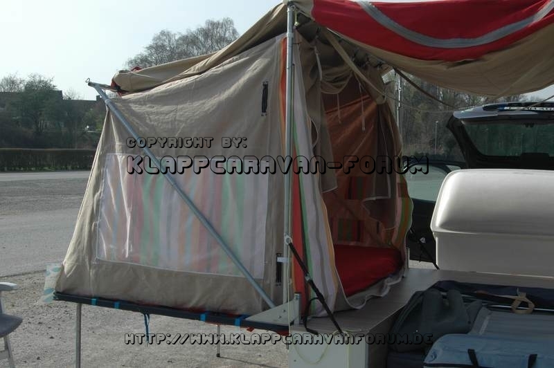 Innenzelt SK-Falter - Eigenanfertigung - Vorzeltseite