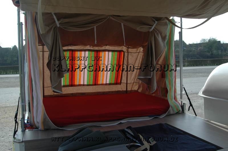 Innenzelt SK-Falter - Eigenanfertigung - Geöffnet