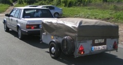 Dandy Folding Caravan, Bj. 1982 hinter Volvo